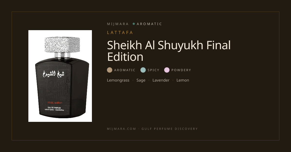Sheikh Al Shuyukh Final Edition by Lattafa — notes & review · Mijmara