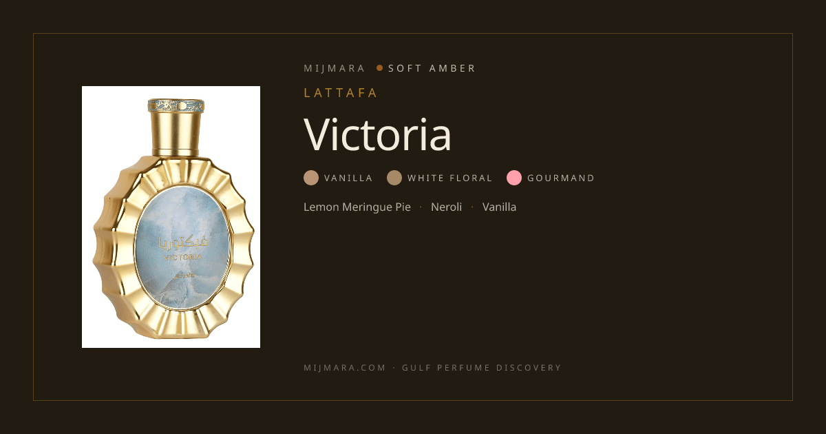 Victoria by Lattafa — notes & review · Mijmara